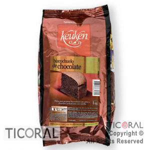 MIX BIZCOCHUELO DE CHOCOLATE X 1KG LODISER x 1